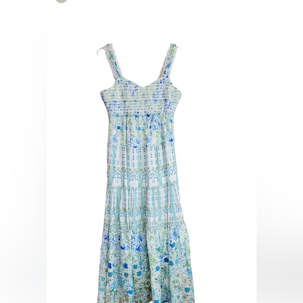 Rococo Sand Dress Elan Tired Floral
Cotton Maxi